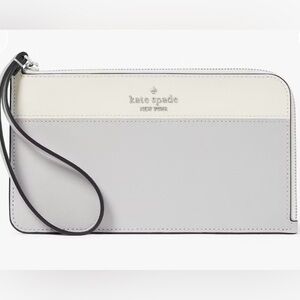 Kate Spade New York Lucy Colorblock Medium L Zip Wristlet